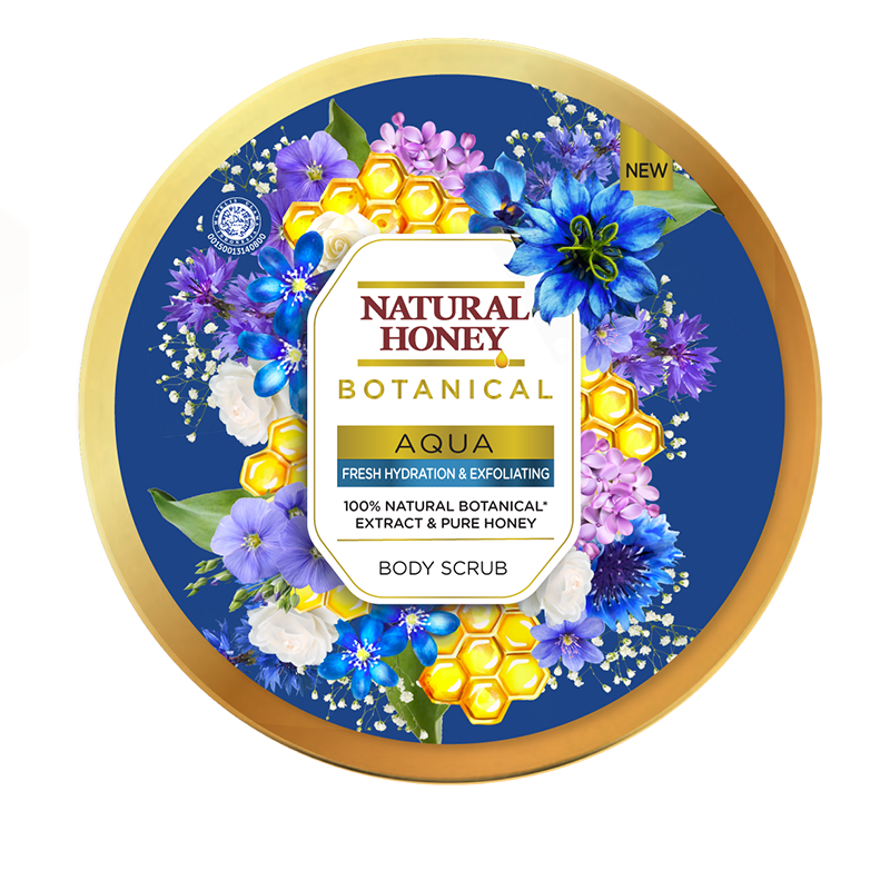 Natural Honey Botanical Aqua Body Scrub